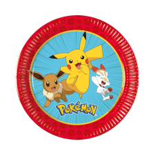 Javoli Pokémon Next Generation papírtányér 8 db-os 20 cm FSC party kellék
