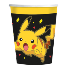 Javoli Pokémon Yellow Thunder papír pohár 8 db-os 237 ml party kellék