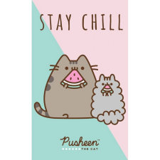 Javoli Pusheen Stay Chill kéztörlő, arctörlő, törölköző 30x50 cm lakástextília