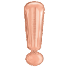 Javoli Rose Gold ! betű fólia lufi, 103 cm party kellék