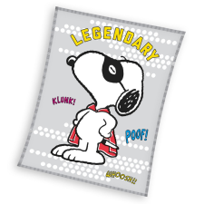 Javoli Snoopy Legendary coral fleece polár takaró 150x200cm lakástextília