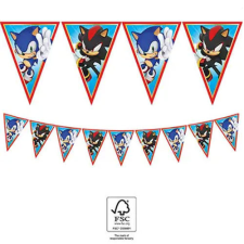 Javoli Sonic a sündisznó Sega zászlófüzér FSC 2,3 m party kellék