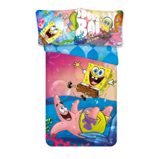 Javoli SpongyaBob Fun ágyneműhuzat 135×200cm, 80×80 cm lakástextília