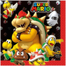 Javoli Super Mario Mushroom World szalvéta 20 db-os 33x33 cm party kellék