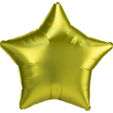 Javoli Szatén Lemon csillag fólia lufi 43 cm party kellék