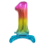 Javoli Színes Rainbow 1-es szám fólia lufi talppal 74 cm