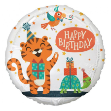 Javoli Tigris Happy Birthday Tiger fólia lufi 36 cm party kellék