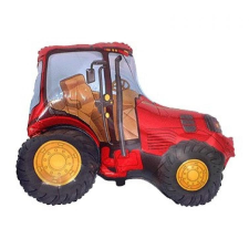Javoli Traktor Red fólia lufi 36 cm (WP) party kellék