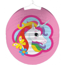 Javoli Unikornis Pink Lampion 25 cm party kellék