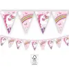 Javoli Unikornis Rainbow Colors zászlófüzér FSC 2,3 m