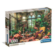 Javoli Üvegház Library 1000 db-os Compact puzzle Clementoni puzzle, kirakós