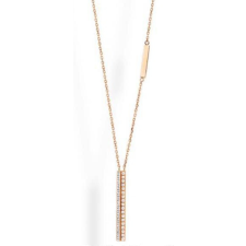 Javoli Victoria Fehér köves rose gold színű nyaklánc nyaklánc