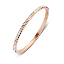 Javoli Victoria Rose gold színű fehér köves karkötő karkötő
