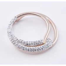 Javoli Victoria Rose gold színű fehér köves medál medál