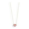 Javoli Victoria Rose gold színű rózsaszín köves nyaklánc