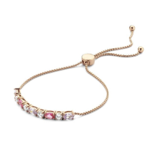 Javoli Victoria Rose gold színű színes köves karkötő karkötő