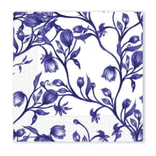 Javoli Virágos Blue Porcelain szalvéta 20 db-os 33x33 cm papírárú, csomagoló és tárolóeszköz