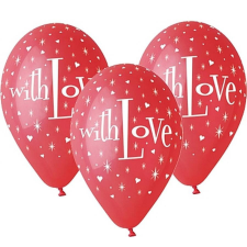 Javoli With Love léggömb, lufi 5 db-os 12 inch (30 cm) party kellék