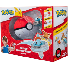 Jazwares Pokémon harci pörgettyű - Squirtle, pokélabdával, PKW4400 játékfigura