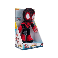 Jazwares Spidey Miles Morales Pókember plüssfigura tapadókoronggal, 23 cm (SNF0036) plüssfigura