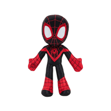 Jazwares Spidey Pókember világító plüssfigura, Miles Morales, 23 cm (SNF0129) plüssfigura