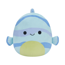 Jazwares Squishmallows Leland, a kék csíkos hal plüss, 20 cm (SQCR04083) plüssfigura