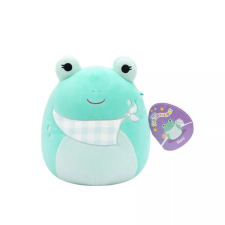 Jazwares Squishmallows: Novi, a zöldeskék béka tarka kendővel - 20 cm plüssfigura