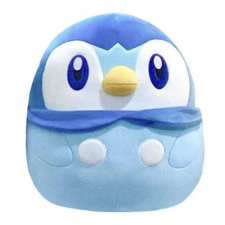 Jazwares Squishmallows plüssjáték - Pokemon, Piplup, 25 cm, 3-as sorozat plüssfigura
