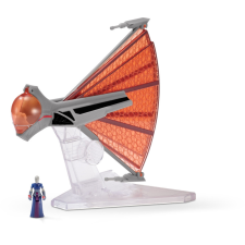 Jazwares Star Wars - Csillagok háborúja Micro Galaxy Squadron 8 cm-es jármű figurával - Ginivex-osztályú vadászgép Ginivex-Class Starfighter + Asajj Ventress akciófigura