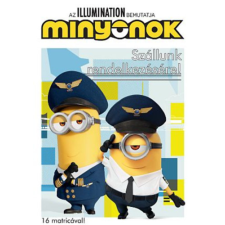 JCS Média Kft. Minyonok - Szállunk rendelkezésére! - 16 matricával! gyermek- és ifjúsági könyv