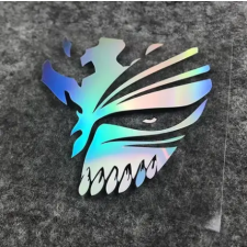  JDM Death Mask fényvisszaverő matrica Laser autó dekoráció