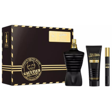 Jean Paul Gaultier Le Male Le Parfum SET : edp 125ml + edp 10ml + tusfürdő gél 75ml kozmetikai ajándékcsomag