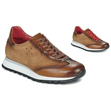 Jeffery-West Rövid szárú edzőcipők MORGAN TOLEDO CASTANO TAN CAMEL SUEDE Barna 43