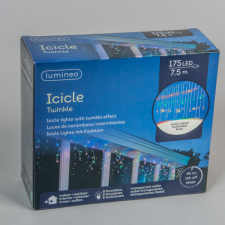  Jégcsap 175 LED-es programos időzítős adapterrel multi dekorációs kellék