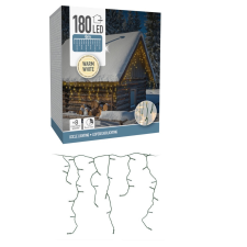  Jégcsap 180 LED-es időzítős programos adapterel meleg dekorációs kellék