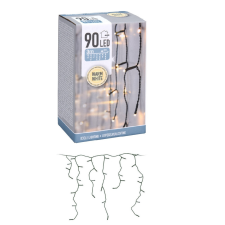  Jégcsap 90 LED-es adapteres meleg dekorációs kellék
