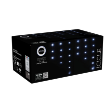  Jégcsap füzér 172 LED-es show light effekt adapteres 600x60cm hideg dekorációs kellék