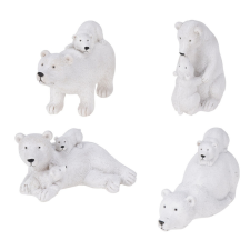  Jeges maci boccsal poly 14cm dekorációs kellék