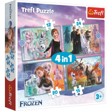 Jégvarázs Csodálatos Világa 4 az 1-ben puzzle készlet puzzle, kirakós