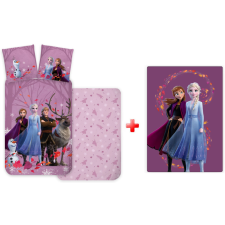 Jégvarázs Disney Jégvarázs Purple gyerek ágyneműhuzat és polár takaró szett lakástextília