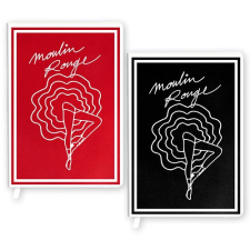  Jegyzetfüzet Clairefontaine Moulin Rouge A/5, 64 lapos, vonalas, vegyes minta füzet