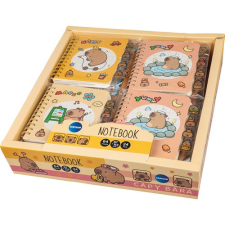  Jegyzettömb Centrum CAPYBARA spirálos, 64 lapos, 8.7x11.3cm jegyzettömb