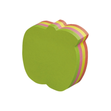  Jegyzettömb öntapadó, alma alakú, 70x70mm, 200lap, Info Notes post-it