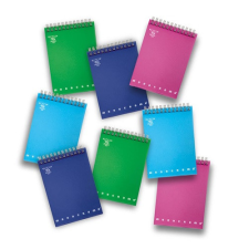  Jegyzettömb spirálos Monocromo PPL 8 x 12 cm kockás 80 lapos jegyzettömb