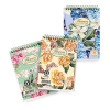  Jegyzettömb spirálos Pigna Nature Flowers A/6 50 lapos kockás