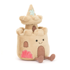 Jellycat plüss homokvár - Amuseables Sandcastle plüssfigura