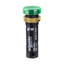  Jelzőlámpa, zöld, 24V, LED 12mm XVLA333 Schneider villanyszerelés