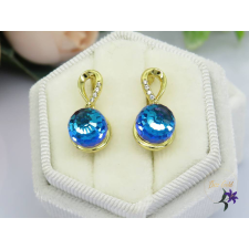  Jenne antiallergén kristályköves szinváltós fülbevaló-14K fülbevaló