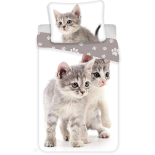 Jerry Fabrics ágynemű huzat - szürke cica (8592753016572) lakástextília
