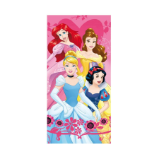 Jerry Fabrics Disney Hercegnők törölköző fürdőlepedő heart 70x140cm lakástextília